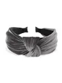 Produktbild: axy Haarreif Breiter Haarreif aus Samt mit Knoten, Vintage Damen Haareifen Haarband