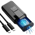 Produktbild: NVME PCIe M.2 Festplattengehäuse USB-C 4.0 Thunderbolt 4 40Gb/sec SSD BOX