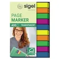 Produktbild: Sigel Haftstreifen Sigel Film Micro 50 X 6 Mm (b X H) Je 2 X Grün Blau Violett Gelb Orange 40bl./block 10 Block/pack.