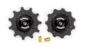 Produktbild: Elvedes 1 Set mit 2 x 11 Zähnen, Ringlager, Edelstahl Bushing ABEC 5 Cycle Unisex Erwachsene, Schwarz, 9 V/10 V/11 V