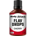Produktbild: Body Attack - Flav Drops Flavour Drops Aroma Tropfen zuckerfrei Geschmackstropfen ohne Kalorien – Cherry / 50ml