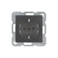 Produktbild: Berker 47231606 Steckdose SCHUKO mit Berührungsschutz S.1/B.3/B.7 anthrazit matt