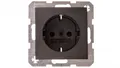 Produktbild: B.Kwadrat/B.3/B.7 Einzelsteckdose mit/ohne SCHUKO anthrazit matt 47231606