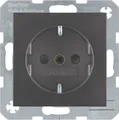 Produktbild: Berker Schuko-Steckd.anth/matt 47231606 Steckdosen Schuko-Steckd.anth/matt