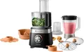 Produktbild: Philips Küchenmaschine HR7530/10 Viva Collection, 850 W, 2,1 l Schüssel, 31 Funktionen, inkl. 2-in-1 Schneidescheibe und Zitruspressenaufsatz