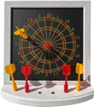 Produktbild: Karella Mini Dartboard Magnet inkl. 6 Magnetdarts | Dartscheibe Dartboard Dart