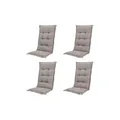 Produktbild: Auflage hoch 4er-Set  Basic ¦ braun ¦ Maße (cm): B: 50 H: 6