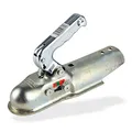 Produktbild: DEMA PKW Zugkugelkupplung d=70mm, verzinkt, 50mm Kugeldurchmesser, für ungebremste Anhänger, 100kg Stützlast, 1500kg Anhängelast, robust, korrosionsgeschützt, geprüft nach 94/20/EG, einfache Montage