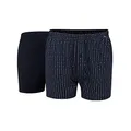 Produktbild: Götzburg Herren Boxershort blau Bedruckt 2er Pack 7