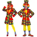 Produktbild: Widmann S.r.l. Clown-Kostüm Clown Kostüm 'Bailey' für Erwachsene, Mehrfarbig M