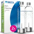 Produktbild: BRITA Flaschen 2er-Pack für Wassersprudler sodaONE – 2x 1 Liter Flaschen Neu&OVP