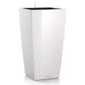 Produktbild: Lechuza Pflanzengefäß CUBICO Premium 50 weiß hochglanz 50 x 50 x 95 cm