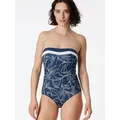 Produktbild: Schiesser Badeanzug Bandeau - Ocean Swim Bade-Anzug Schwimmen bauchweg blau|bunt 38