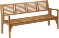 Produktbild: Dehner Klappbank Douglas, 4-Sitzer, ca. 180 x 61.5 x 89.5 cm, FSC®-es Akazienholz, geölt, natur