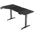 Produktbild: pro.tec Computertisch, Schwarz, Holzwerkstoff, 1-Sitzer, 159x119x75 cm, Arbeitszimmer, Schreibtische, Computertische
