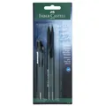 Produktbild: FABER-CASTELL Kugelschreiber-Set Urban schwarz, Schreibfarbe: blau, 1 Set
