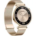 Produktbild: Huawei Watch GT 4 Milanese 41 mm Smartwatch light gold Bluetooth 1,32 Zoll Touch