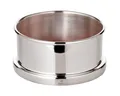 Produktbild: EDZARD Flaschenuntersetzer Derby, Silber-Optik, schwerversilbert, Ø 10 cm