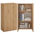Produktbild: Bellamio Ais Mehrzweckschrank 60 cm, 3 Fächer, Eichenoptik, Push-to-Open