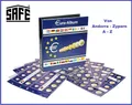 Produktbild: SAFE-5300-Euro-Kursmünzensätze-Münzalbum-Vordruckalbum-Designo-Andorra-Zypern