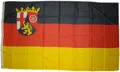 Produktbild: Flagge Rheinland-Pfalz 90 x 150 cm Fahne mit 2 Ösen 100g/m² Stoffgewicht Hissfla