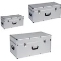 Produktbild: Kreher Werkzeugkoffer Transportkoffer mit Aluminiumrahmen in Silber (Größe wählbar) 100 l