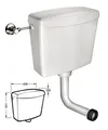 Produktbild: Cornat WC-Spülkästen, Druckspüler KELLU Spülkasten 6/8 ltr. weiss