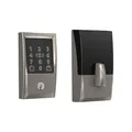 Produktbild: Schlage BE499WB CEN 619 Encode Plus WiFi Riegel, Smart Lock, schlüsselloser Eingang, Touchscreen-Türschloss mit Century-Besatz, Satin-Nickel