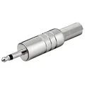 Produktbild: Goobay 2 Stk. Klinkenstecker 3,5 mm mono Metallausführung