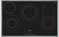 Produktbild: Bosch PKC845FP1D Serie 6 Autarkes Glaskeramik Kochfeld, Glaskeramik, 80 cm breit, Edelstahl-Rahmen, DirectSelect, 17 Leistungsstufen, schwarz