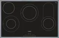 Produktbild: Bosch Serie 6 PKC845FP1D, Schwarz, Integriert, Keramik, Glaskeramik, 4 Zone(n), 4 Zone(n)
