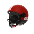 Produktbild: MOMO Design - FGTR CLASSIC E2206, Jet-Helm, offener Helm für Motorräder und Motorroller, für Männer und Frauen, Candy Matt Red/White, XL