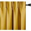Produktbild: AmeliaHome Gardine Gardine Vorhang Einfarbig Verdunklungsvorhang Aufhängung Pleat (1 St), Kräuselband, verdunkelnd gelb 140 cm x 270 cm