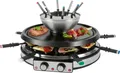 Produktbild: ProfiCook Raclette Fondue Kombination für 8 Personen 2in1 Raclette Grill Fondue
