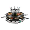 Produktbild: ProfiCook Raclette-/Fonduekombination PC-RG/FD 1245, 1900 W, Edelstahl