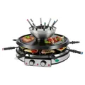 Produktbild: ProfiCook 2in1 Raclette & Fondue Kombination für 8 Personen, PC-RG/FD 1245