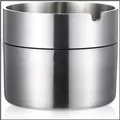 Produktbild: Edelstahl Aschenbecher 7x7x11,6 cm Silber Modern
