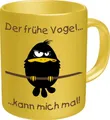Produktbild: empireposter Tasse - Der frühe Vogel kann Mich mal - Fun Spruch - Grösse Ø8,5 H9,5cm