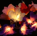 Produktbild: Lotus Blüten LED Lichterkette. - Blüte bunt - 6*350*6*350*6 cm