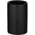 Produktbild: Wenko Zahnputzbecher Polaris, 24013800, Keramik, schwarz, 7 x 11 cm