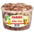Produktbild: Haribo Kiss Cola saure Fruchtgummi Flaschen mit Zucker Veggie 1200g