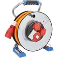Produktbild: as-Schwabe Kabeltrommel 23993 Iron Coat Xperts 30m, für außen IP44, 2x Schutzkontakt / 1x CEE 400V