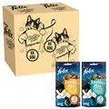 Produktbild: FELIX Knabber Mix Original & Strandspaß, Katzensnack mit verschiedenen Sorten Mixtray 2x(8x60g)