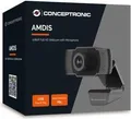 Produktbild: Conceptronic Webcam AMDIS 1080P Full HD Webcam+Microphone sw (AMDIS01B)