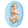 Produktbild: sei Design Stillkissen 170x30 cm ergonomisch | Schwangerschaftskissen Seitenschläferkissen Komfortkissen Erwachsene | Babynestchen Neugeborene Baby Kissen mit Bezug 100% Baumwolle