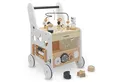 Produktbild: Mamabrum Lauflernwagen multifunktionaler Holz-Lauflernwagen mit Aktivitätsspielzeug - 6 in 1