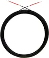 Produktbild: Runpotec Kabeleinziehband Ersatzband 20240 | Runpo 5 | 20m | 5,3mm verdrillt | Kunststoff | 2 Power-Gleiter | Schwarz