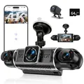Produktbild: 4K dashcam Auto vorne hinten 4 Kanal Dash cam mit 3