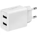 Produktbild: Logilink Usb-wandladegerät Mit 2x Usb-a 10,5w Schnellladefunktion Für Smartphones Und Tablets