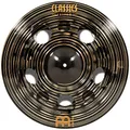 Produktbild: Meinl Cymbals Classics Custom Dark Trash Stack — 18 Zoll (Video) Schlagzeug Becken (45,72cm) B12 Bronze, Dunkles Finish (CC-18DASTK)
